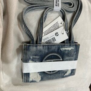 Denim Mini Tote Bag - Brand NEW